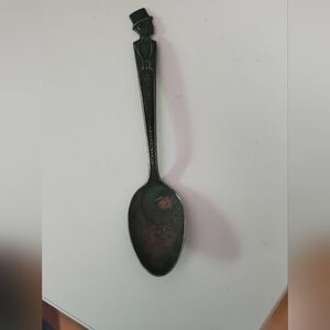 Silver plate Charlie McCarthy spoon